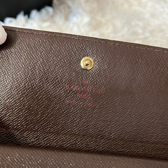Authentic Louis Vuitton Damier Ebene International Wallet w/ Strap and D… - Picture 11 of 17